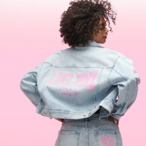 Витрина denim by pink boyfriend trucker jacket