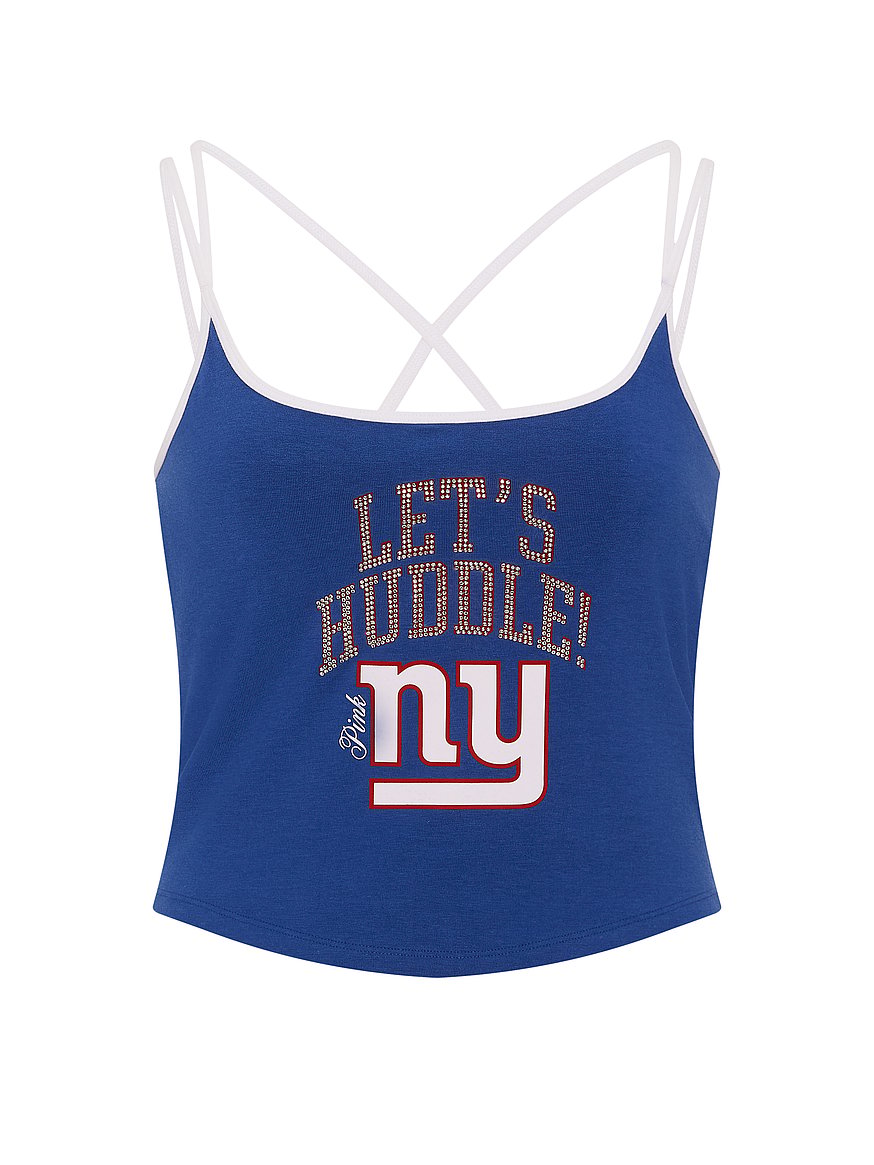 all day cotton™ bling strappy tank top all day cotton™ bling strappy tank top