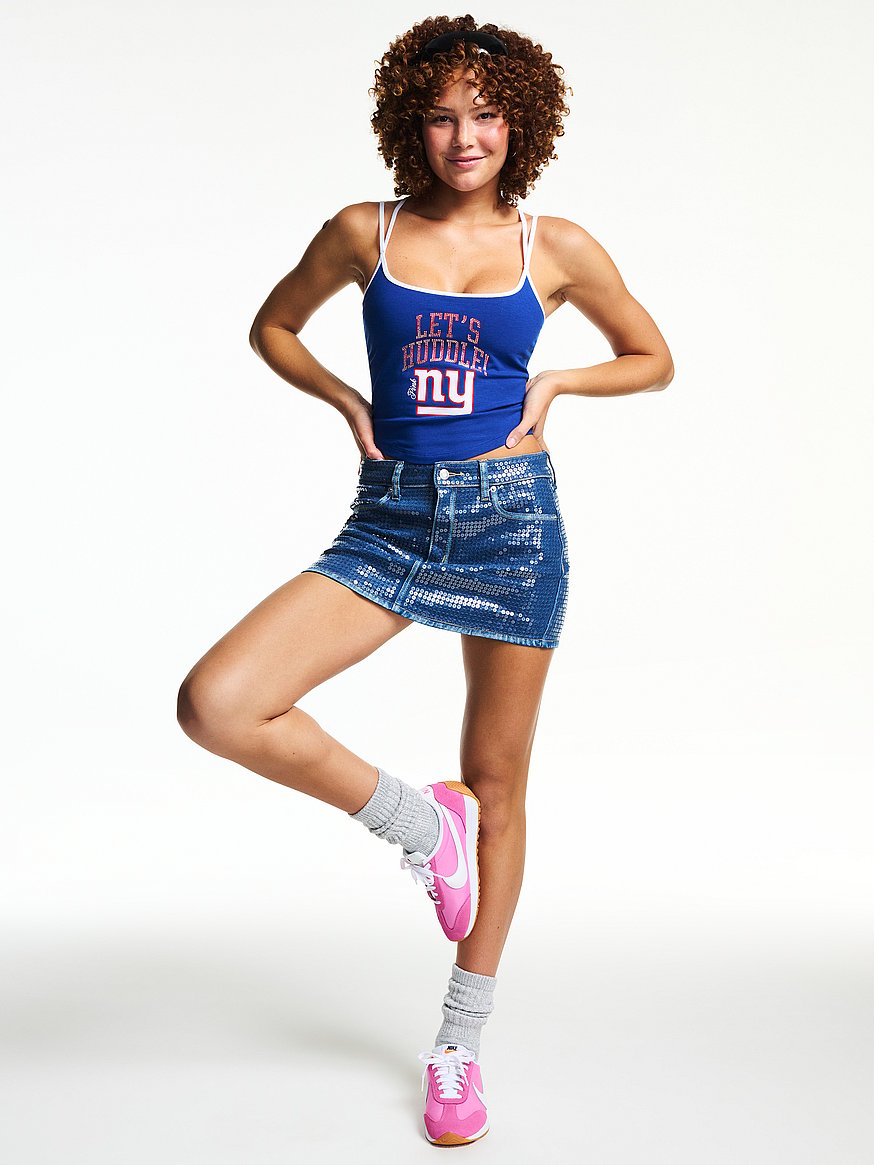 all day cotton™ bling strappy tank top all day cotton™ bling strappy tank top