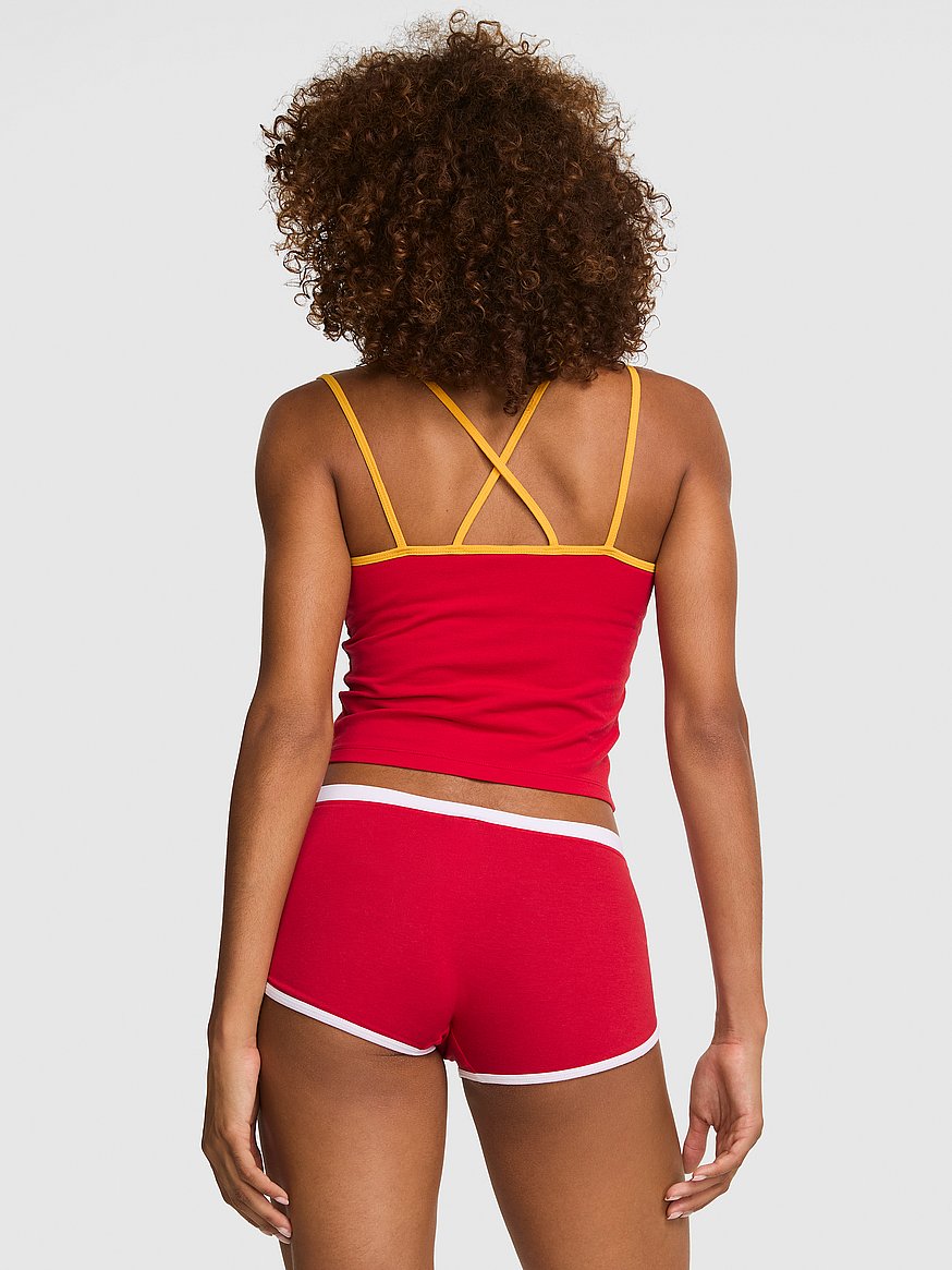 all day cotton™ bling strappy tank top all day cotton™ bling strappy tank top