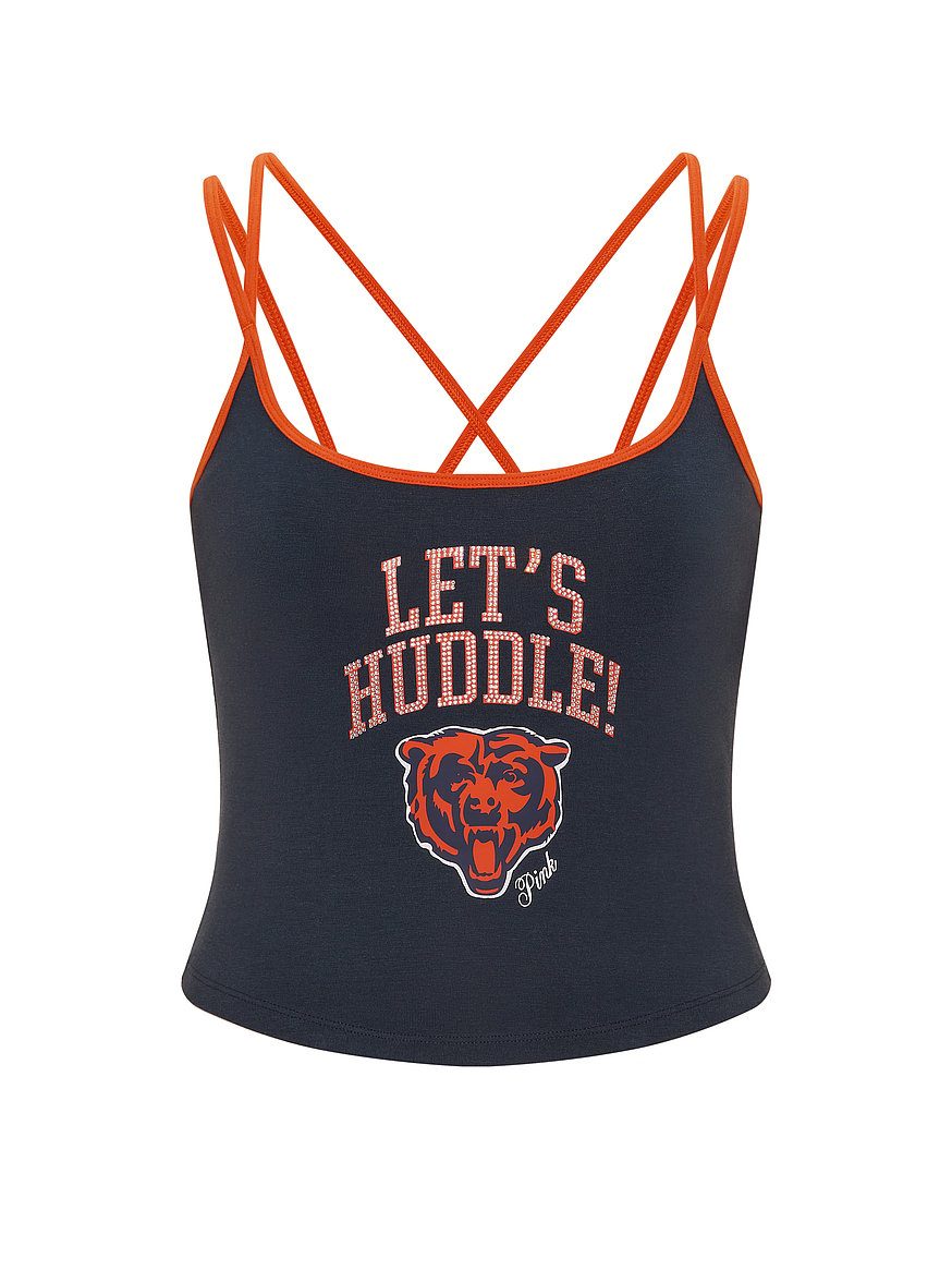 all day cotton™ bling strappy tank top all day cotton™ bling strappy tank top