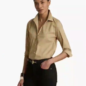 lauren ralph lauren — women's classic fit long sleeve shirt