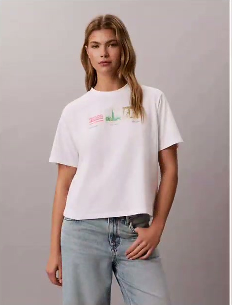 nyc photostrip graphic boxy t shirt