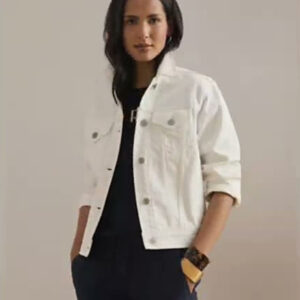 lauren ralph lauren — women's denim trucker jacket