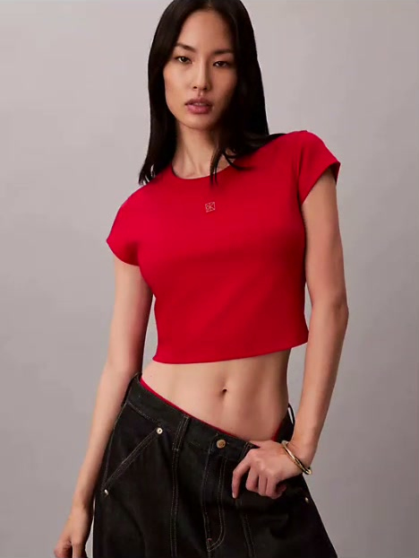 lunar new year emblem logo crop t shirt