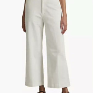 polo ralph lauren — women's chino wide leg pants