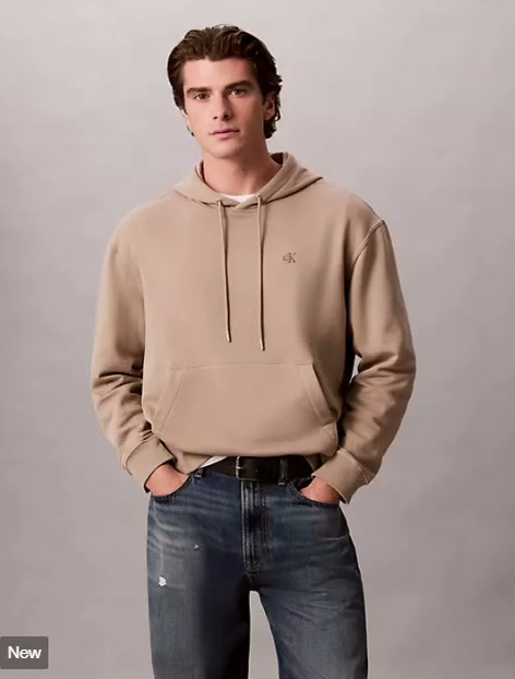 monogram relaxed hoodie
