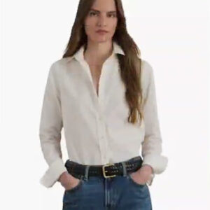 lauren ralph lauren — non iron straight fit shirt