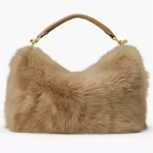 lauren ralph lauren — shearling blaike small shoulder handbag