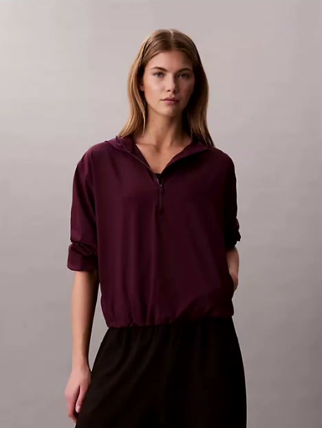 woven parachute jacket
