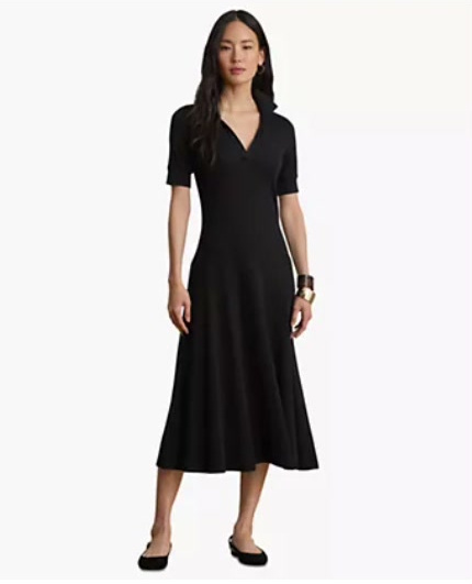 women's rib knit collared dress women's rib knit collared dress