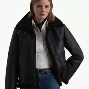 lauren ralph lauren — women's moto faux leather jacket