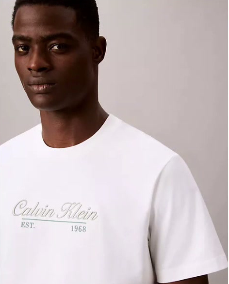 cursive logo graphic tee