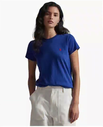 polo ralph lauren — women's crewneck t shirt polo ralph lauren — women's crewneck t shirt