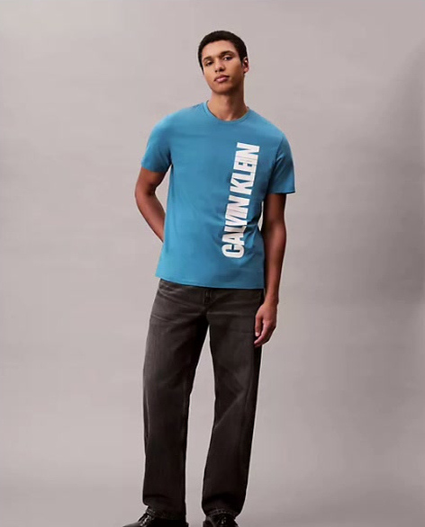 vertical logo graphic classic t shirt