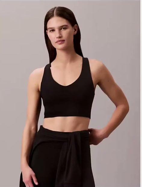 soft sport low impact bra top