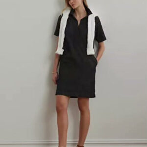 denim cotton shift dress