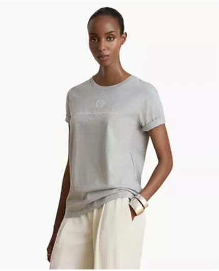 lauren ralph lauren — women's crewneck short sleeve t shirt lauren ralph lauren — women's crewneck short sleeve t shirt