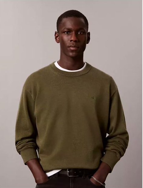 smooth cotton easy sweater