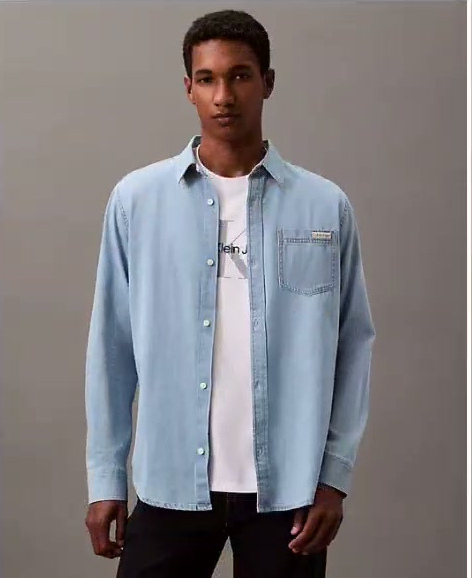 classic denim button down shirt