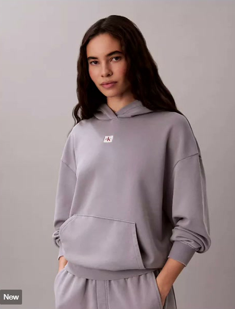 woven monologo terry pullover hoodie
