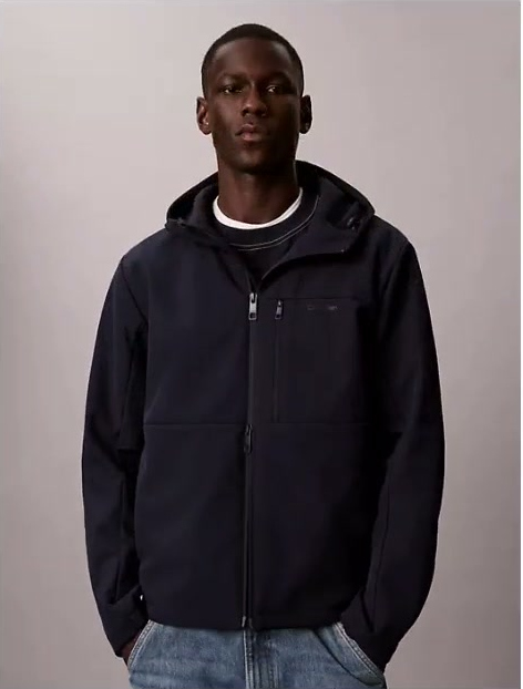 softshell lined hooded jacket