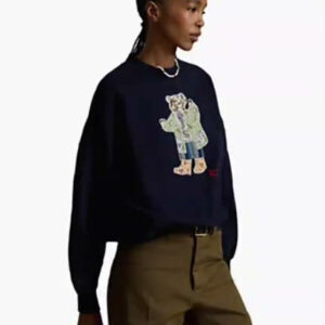 polo ralph lauren — women's crewneck long sleeve sweatshirt