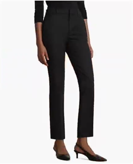 lauren ralph lauren — women's high rise slim ankle pants lauren ralph lauren — women's high rise slim ankle pants