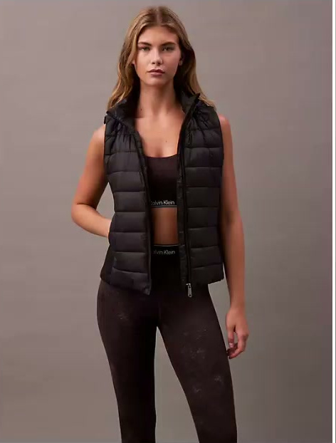 nylon puffer vest
