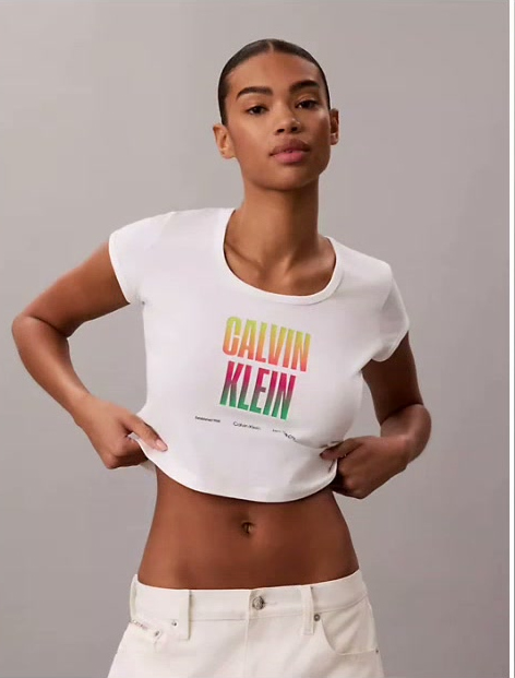 pride slim scoopneck tee