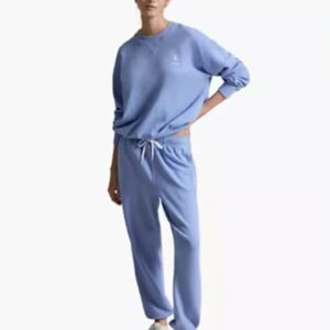 polo ralph lauren — women's island fleece knit ankle jogger pants