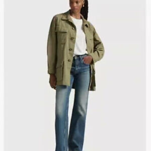 polo ralph lauren — women's long sleeve utility jacket