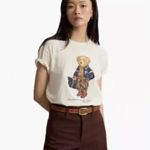 polo ralph lauren — women's polo bear cotton jersey t shirt