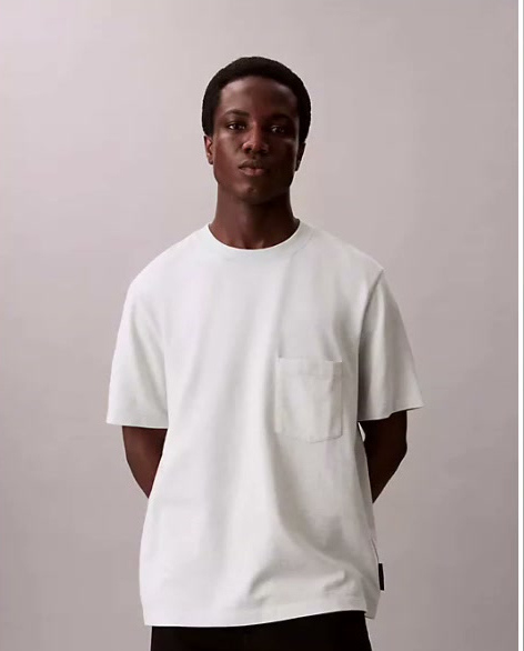 cotton blend relaxed t shirt