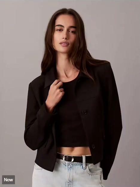 ponte knit jacket