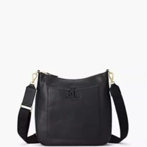 lauren ralph lauren — cameryn pebbled leather small crossbody
