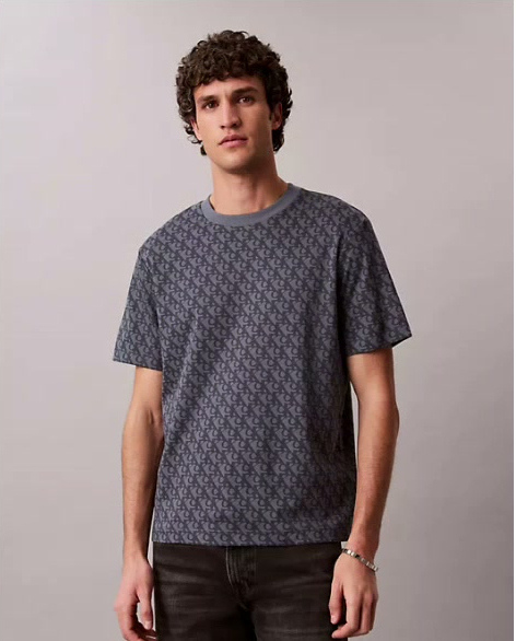allover monogram relaxed t shirt