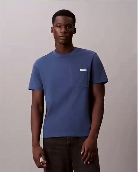 cotton jersey pocket easy tee