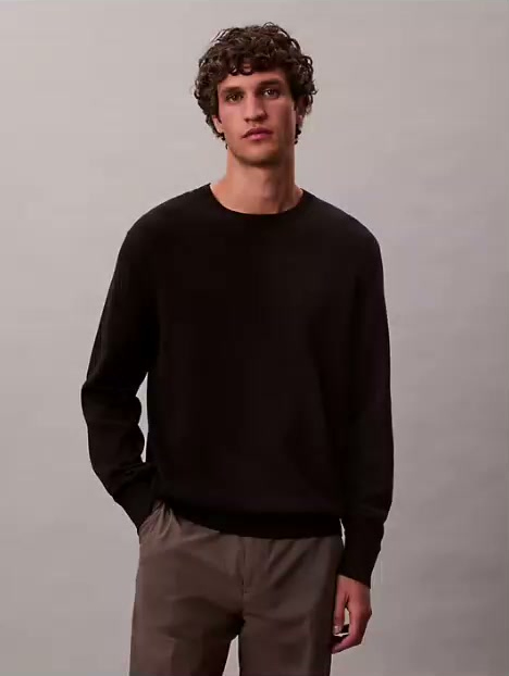 smooth cotton sweater