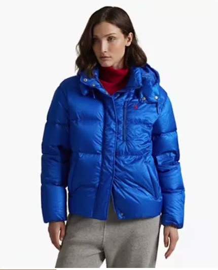 polo ralph lauren — women's water resistant long sleeve quilt jacket polo ralph lauren — women's water resistant long sleeve quilt jacket