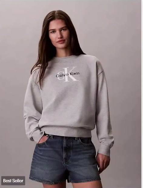 monologo french terry relaxed sweatshirt