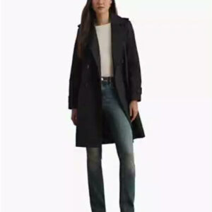 lauren ralph lauren — women's double breasted belted trench coat, created for macy's