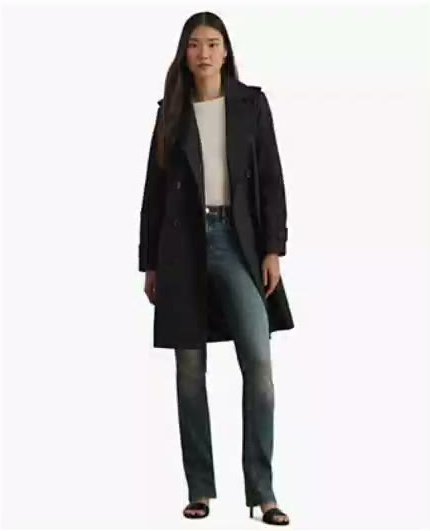 lauren ralph lauren — women's double breasted belted trench coat, created for macy's lauren ralph lauren — women's double breasted belted trench coat, created for macy's