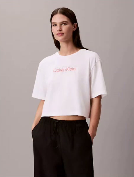 commuter boxy cropped t shirt
