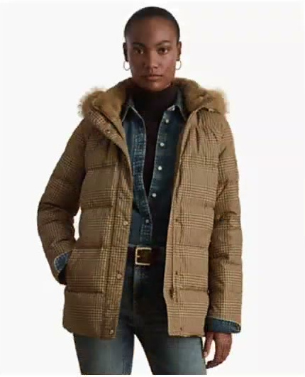 lauren ralph lauren — women's hooded puffer coat, created for macy's lauren ralph lauren — women's hooded puffer coat, created for macy's