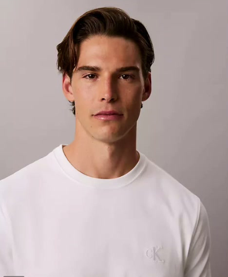 varsity logo interlock tee