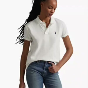 polo ralph lauren — women's classic fit mesh polo shirt