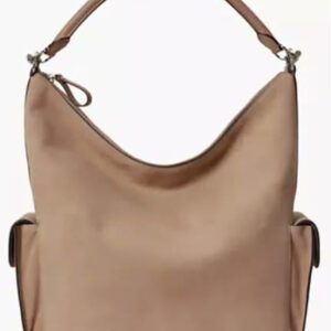 lauren ralph lauren — blaike large suede shoulder bag