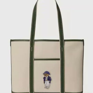 polo ralph lauren — women's bear small shopper tote
