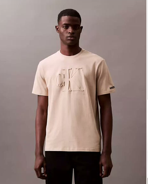 embossed monogram classic t shirt